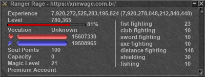 Signature for player Ranger Rage